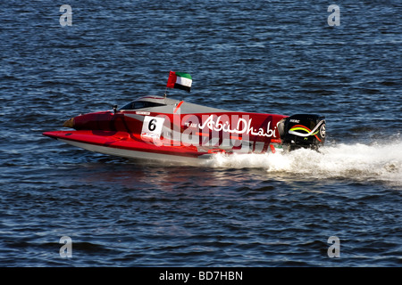 Formula 1 Powerboat World Championship 2009 St.Petersburg Russia Stock Photo