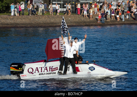 Formula 1 Powerboat World Championship 2009 St.Petersburg Russia Stock Photo