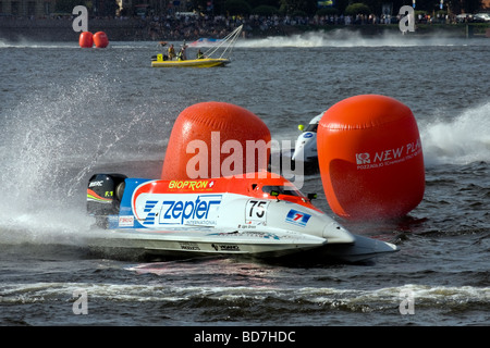 Formula 1 Powerboat World Championship 2009 St.Petersburg Russia Stock Photo