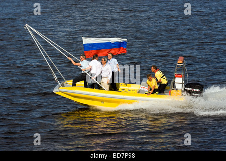 Formula 1 Powerboat World Championship 2009 St.Petersburg Russia Stock Photo