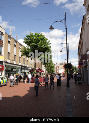 Broad Street Reading town centre July 2009 Stock Photo