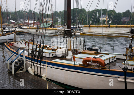 Schooner Appledore Camden Maine USA Stock Photo