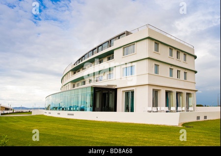 Exterior west façade of the Midland Hotel, Morecambe. Stock Photo