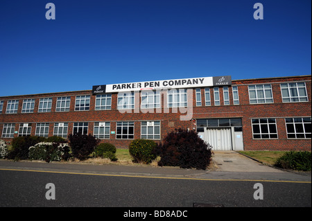 The parker pen company factory in newhaven which will close down for good in 2010 with the loss of 180 jobs Stock Photo