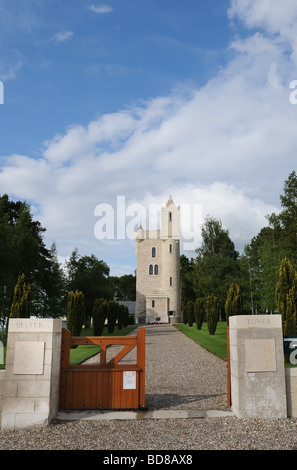 The Ulster Memorial at Thiepval on The Somme Stock Photo