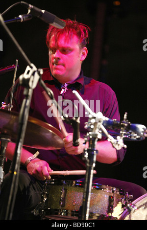Jon Spencer Heavy Trash Live at Pistoia Blues Festival 2009 Stock Photo