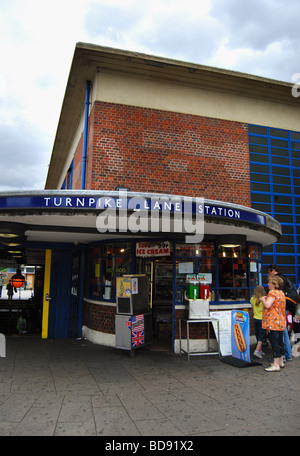 Turnpike Lane Underground Station, London Stock Photo