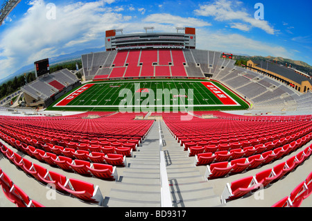 Utah University Football Stadium At Salt Lake City, Utah State Stock 