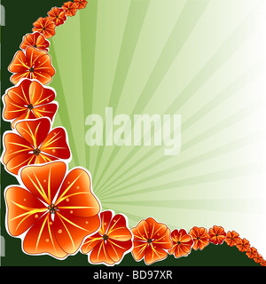 Beautiful Floral Background. Vector Stock Photo