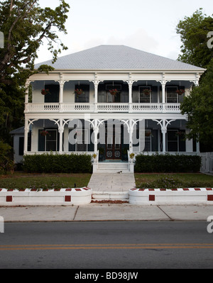 Colonial house Key West Stock Photo