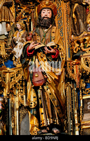 Spain, Burgos: St. James Apostle at the Altar of Monastery Cartuja de Miraflores Stock Photo