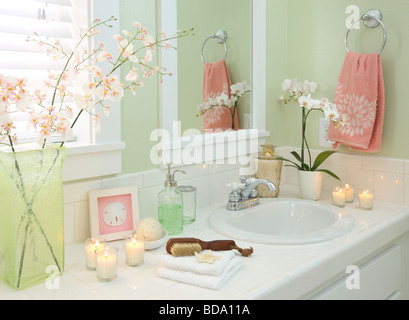 Bathroom interior Stock Photo