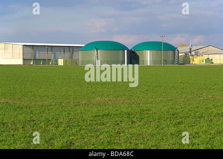 Biogasanlage 02 Stock Photo