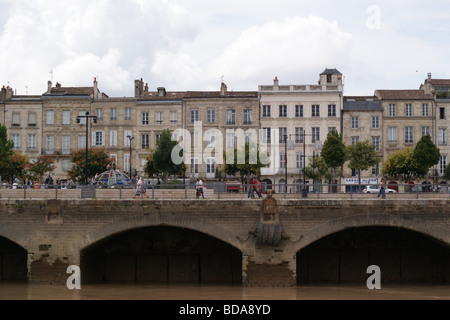Quai des Chartrons, Bordeaux, Gironde, France Stock Photo