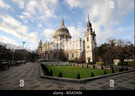 General view of St Paul's Cathedral in London Stock Photo