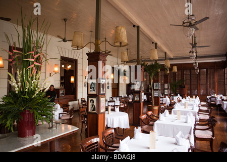 Indonesia Java Jakarta Kota Cafe Batavia old Dutch colonial restaurant interior Stock Photo