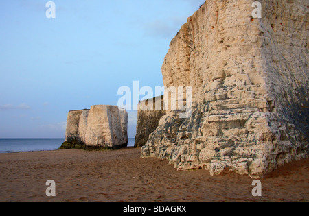 The chalk cliffs of 'Botany Bay' in Kent, England, UK. Stock Photo