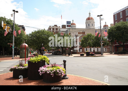 Northern side of Continental Square York, Pennsylvania. Stock Photo