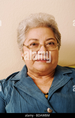 Portrait of a senior woman smiling Stock Photo