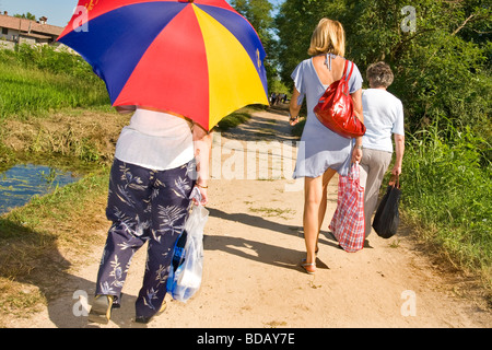 Campo of the Prevosta Garlasco province of Pavia Italy Stock Photo