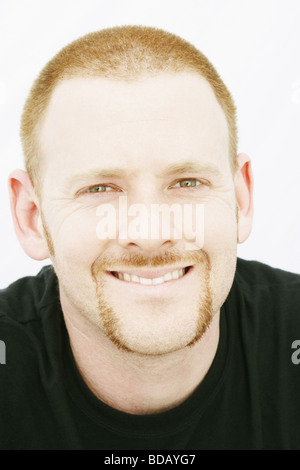 Portrait of a young man smiling Stock Photo