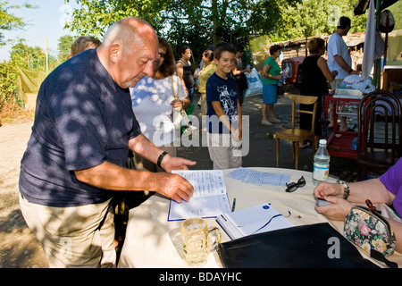 Mr Ivo Pignatti Campo of the Prevosta Garlasco province of Pavia Italy Stock Photo