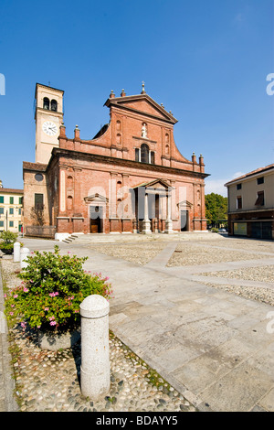 Codogno province of Lodi parochial church Italy Stock Photo