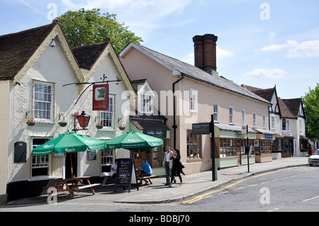 High Street, Great Dunmow, Essex, England, United Kingdom Stock Photo