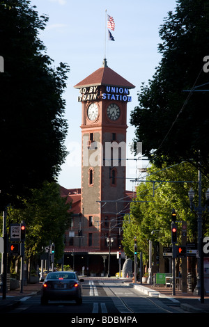 Union Station in Portland Oregon Stock Photo