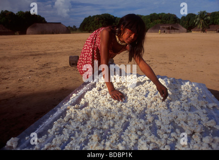 Mehinako Indigenous People, Xingu, Amazon rain forest, Brazil. Native