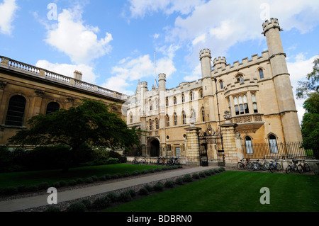 The Old Schools University Offices building and Clare College, Cambridge England UK Stock Photo