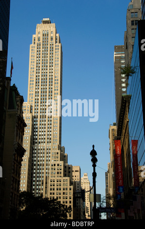 buildings in mid town Manhattan Stock Photo