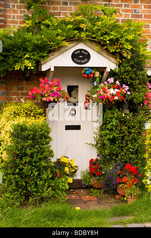 A cottage front door in Turville village Buckinghamshire UK Stock Photo