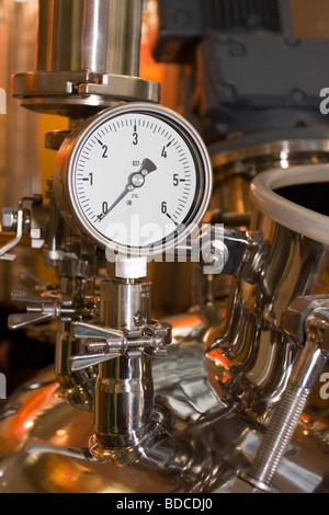 Industrial pressure gauge Stock Photo - Alamy