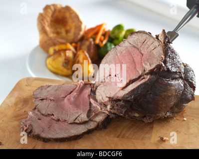 roast beef joint Stock Photo