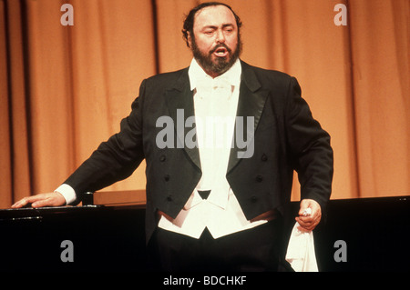 LUCIANO PAVAROTTI  - Italian operatic tenor Stock Photo