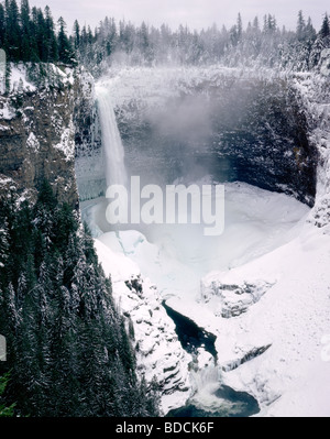 The spectacular Helmcken Falls in Wells Gray Provincial park British