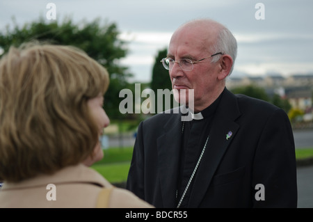 Cardinal Sean Brady, Primate of All Ireland and Bishop of Armagh at Our Lady of Knock Basilica Stock Photo