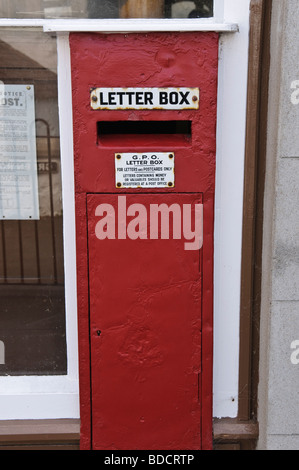 Old Irish letterbox Stock Photo