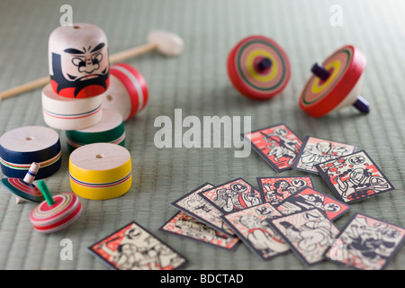 Japanese Spinning Top Game Stock Photo - Alamy