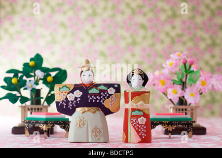 Japanese hinamatsuri doll Stock Photo