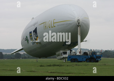 Cardington Zeppelin launch 28th August 2008 Stock Photo