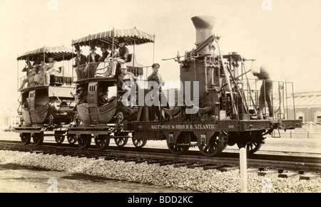 Peter Cooper's Tom Thumb Railroad Engine Stock Photo