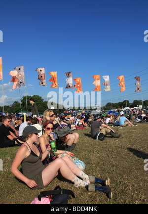 Glastonbury Festival 2009 Stock Photo