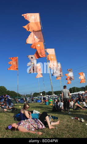 Glastonbury Festival 2009 Stock Photo