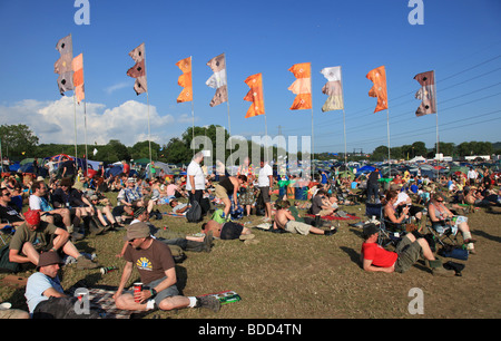 Glastonbury Festival 2009 Stock Photo