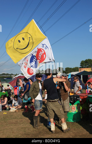 Glastonbury Festival 2009 Stock Photo