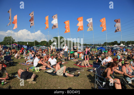 Glastonbury Festival 2009 Stock Photo