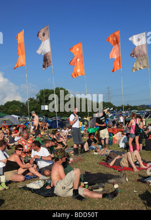 Glastonbury Festival 2009 Stock Photo