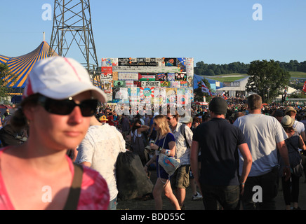 Glastonbury Festival 2009 Stock Photo